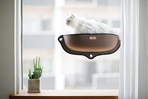 K & H Manufacturing - Repisa de Ventana para Gatos con ventosas (69 x 28 cm)