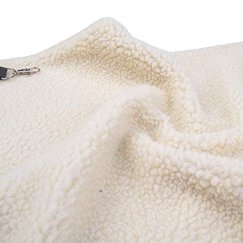LIUYALE Cebra del Leopardo del Gato Hamaca Cama cómoda y Transpirable Gato Cama litera del Gato del Perro casero Felpa Suave Larga, for el Gato Y Perrito Recorrido y Acampar Cómodo