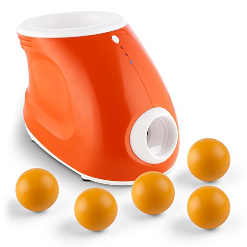 Oneconcept Ballyhoo Lanzador de Pelotas para Perros (3 distancias, automático, portátil, Funcionamiento a Pilas, Incluye 8 Pelotas)