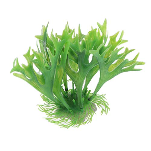 PETSOLA 4pcs Reptile Box Ornament Artificial Antler Grass Aquarium Paisajismo Decoración