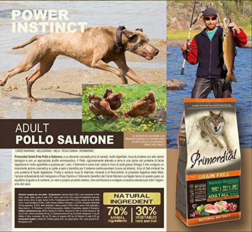 Pienso Primordial Holistic Grain-Free Adult Chicken & Salmon 12Kg