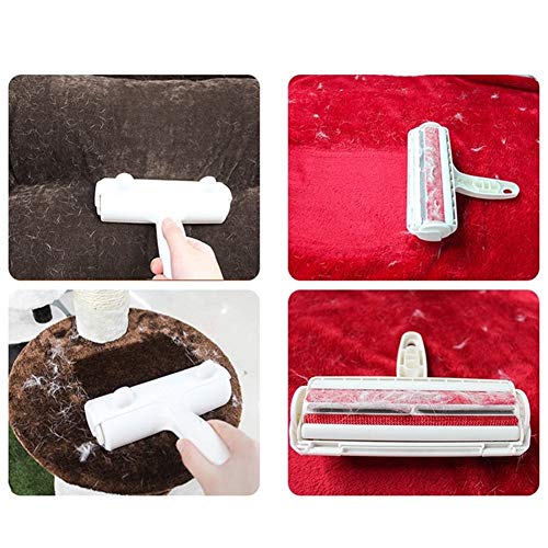 Ropa for mascotas cepillo de pelo cepillo de limpieza profesional Piel Remoción del rodillo de cepillo del gato del perro Cepillo for mascota depilatorio del sofá del coche de la alfombra peine univer