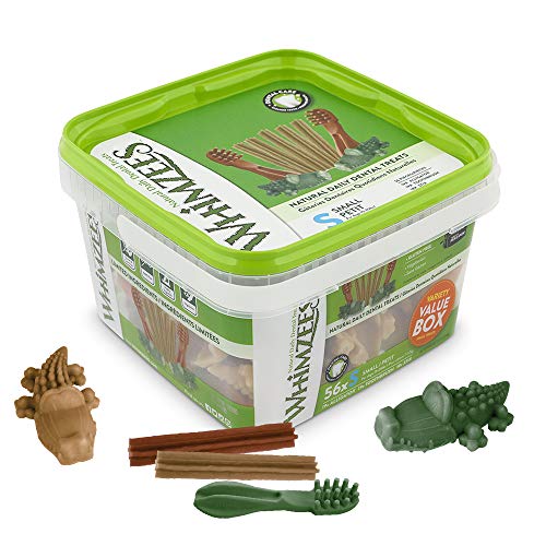WHIMZEES - Aperitivos para el Cuidado Dental Naturales, sin Cereales, para Perros, Caja Multiusos.