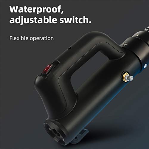 YDYL-LI 5L Portátil Pulverizador Eléctrico con Manguera De Extensión 60 Cm, ULV En Frío Generar Nebulizadores, 800W Spray para CDC, Hospital, Estación, Aeropuerto, Tienda De Desinfección,Blanco
