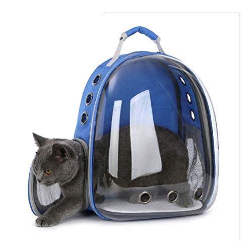 6 Colores del Gato del Animal doméstico del Mochila Bolso Transparente del Gato del Perro al Aire Libre Senderismo Bolsa de Viaje for Mascotas portátil de Espacio Gato Bolsa de Transporte Jaula Bolsa