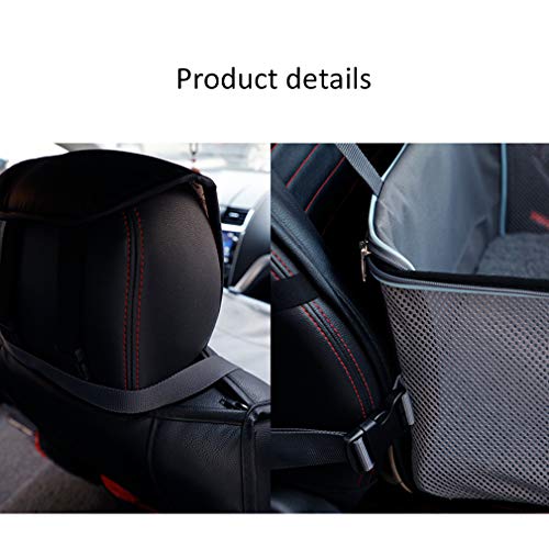 Asiento de Coche para Mascotas Anti-Sucio Gran Espacio Perro Mochila Transpirable Tela Oxford Impermeable Mascotas Portador Viajes Al Aire Libre Plegable