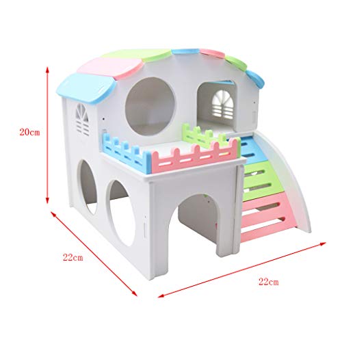 B Blesiya Hamster House Hideout Hut Hideaway Ejercicio Jugar Juguetes para Ratones, Ratas, Jerbos