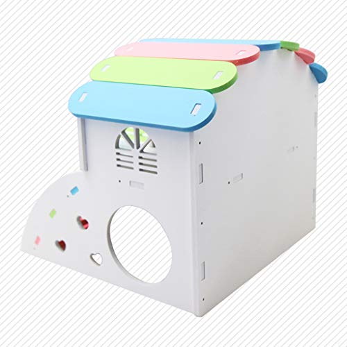 B Blesiya Hamster House Hideout Hut Hideaway Ejercicio Jugar Juguetes para Ratones, Ratas, Jerbos