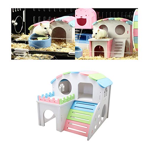 B Blesiya Hamster House Hideout Hut Hideaway Ejercicio Jugar Juguetes para Ratones, Ratas, Jerbos