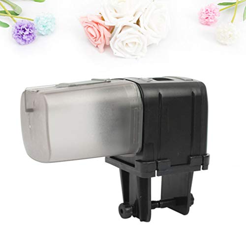 Balacoo Alimentador Automático de Tanque de Peces Alimentador de Tanque de Acuario Dispensadores de Alimentos para Peces para Accesorios de Acuarios sin Batería