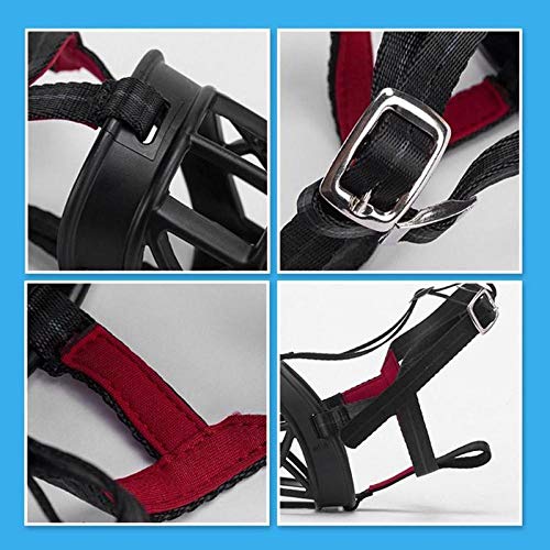 Bozales para Perros  Bozal para Perros Antirronquidos Mordedura Vendaje Boca Máscara De Entrenamiento Bozal De Plástico para Accesorios Pequeños para Perros Grandes @ Ab003