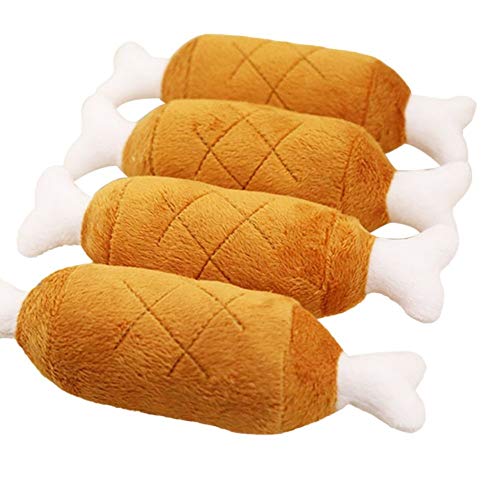 Brandless Juguete for Gatos Pata de Perro Sonido de la simulación de Pollo de Juguete Perro de Juguete Lindo Peluche Mascota chillido (Color, Size : S)