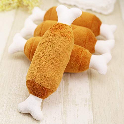 Brandless Juguete for Gatos Pata de Perro Sonido de la simulación de Pollo de Juguete Perro de Juguete Lindo Peluche Mascota chillido (Color, Size : S)
