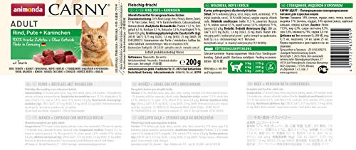 Comida para gatos Animonda Carny Adult, 12 x 200 gr