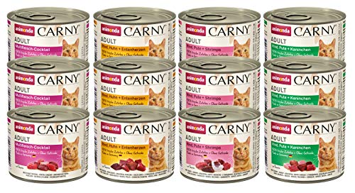 Comida para gatos Animonda Carny Adult, 12 x 200 gr