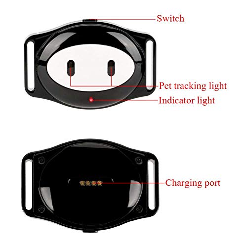 CSDY-Más Inteligente Perro Rastreador GPS En Tiempo Real GPS del Animal Doméstico Collar Ajustable Rastreador Locatoranti-Perdida De Dispositivos De Seguimiento GPS para Perros Y Gatos