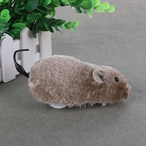 Domybest - Ratón de juguete para gato, perro, rata, mecánico, movimiento interactivo