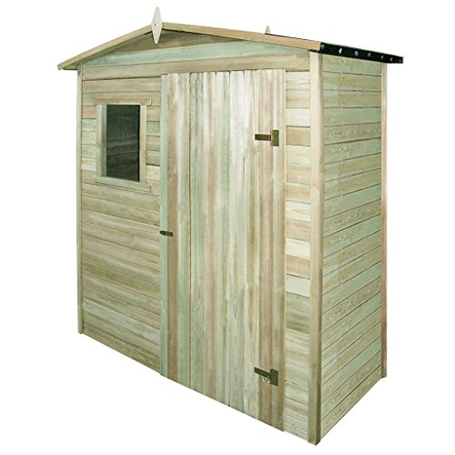 Festnight Caseta de Almacenaje de Madera de Jardín 200x100x210 cm