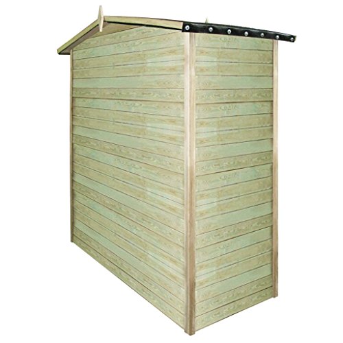 Festnight Caseta de Almacenaje de Madera de Jardín 200x100x210 cm