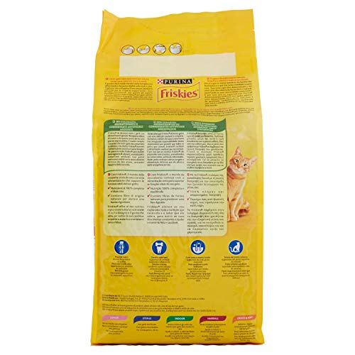Friskies Adult pienso para el Gato, imantado con y Verduras aggiunte, 2 kg