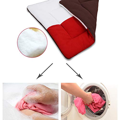 FUSHIDA - Cama para Perro, Alfombrilla Antideslizante 100% Lavable para Perros, colchones para Perros, Almohadillas de algodón para caseta