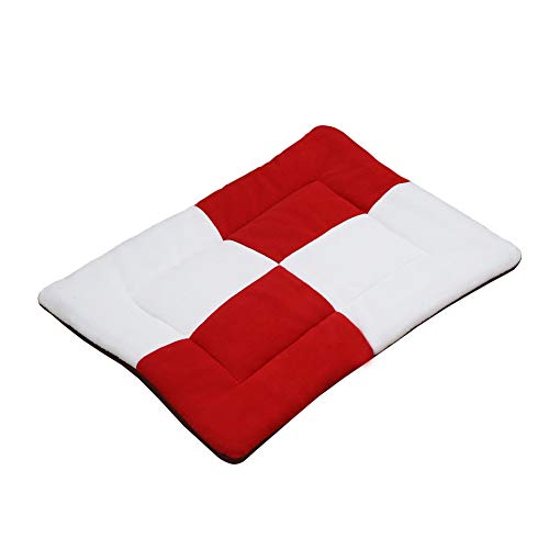 FUSHIDA - Cama para Perro, Alfombrilla Antideslizante 100% Lavable para Perros, colchones para Perros, Almohadillas de algodón para caseta