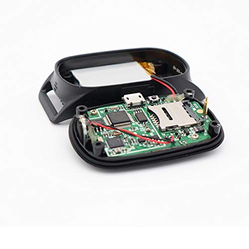 HAJZF Localizador GPS para Mascotas A Prueba De Agua, Función De Alarma De Inducción Magnética/Detección De Vibración/Detección De Sonido En La Puerta, Rastreador Anti-Pérdida para Perros Y Gatos