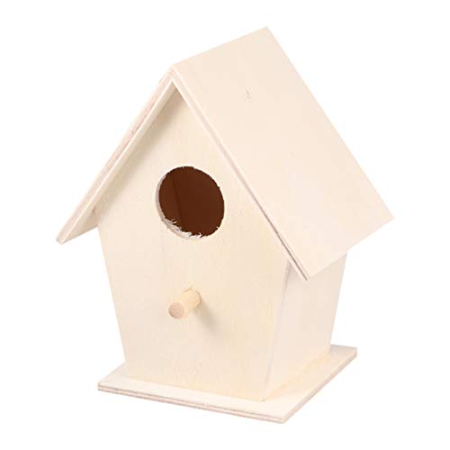 Hakka - 3 casas para pájaros para colgar al aire libre, para colgar en la cama, para colgar pájaros, casa, jaula, accesorios de jardín, decoración para el hogar o el jardín