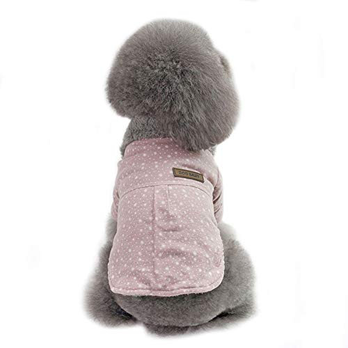 Handfly Abrigo de Perro para Perros pequeños, Perro Abrigo de Invierno Perro Chaqueta Perro suéter Perro Sudadera con Capucha Ropa para Perros