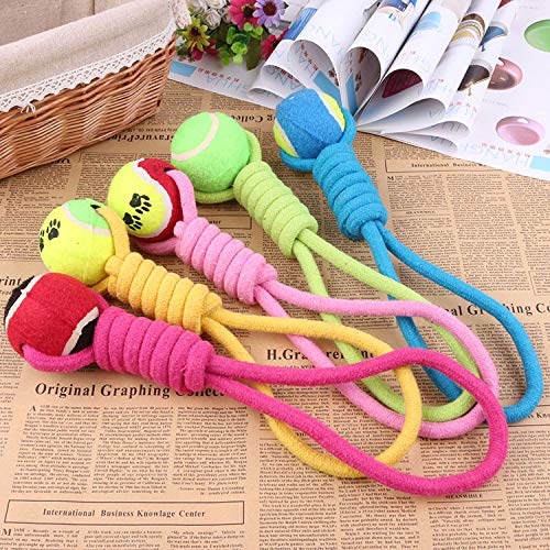 HCBDQQ Pelota para Masticar Perros Juguete Molar para Perros Pelota para Lanzar Perros Juguete para Perros Juguete para Gatos Tolerante A Los Molares