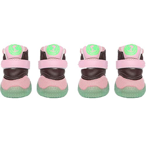 HCBDQQ Zapatos para Perros, Garras para Perros, OtoñO E Invierno, Zapatos CáLidos Y Antideslizantes para Mascotas, Adecuados para Perros Grandes S