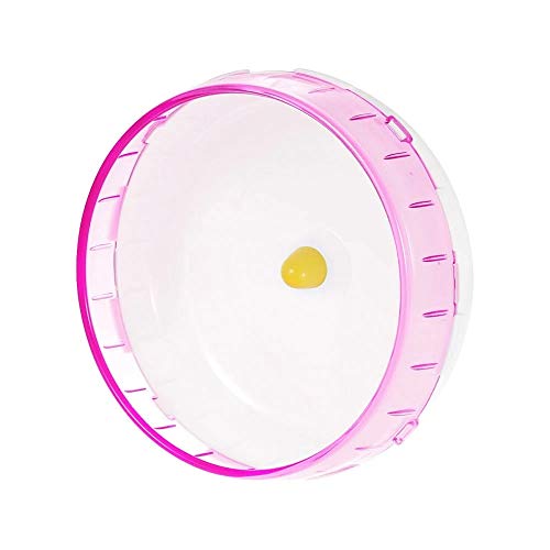 Juguetes interactivos duraderos para mascotas Hámster Ratones Jerbo Juguete for mascotas animal Rata rueda del ejercicio silencioso Spinner PP Run pequeño disco Juguete divertido para interior