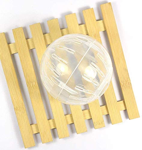 Juguetes para Mascotas, Juego Mascota Ejercicio roedores Jogging Ratones hámster de Juguete de plástico pequeña Bola Jerbo Rata (Size : None)