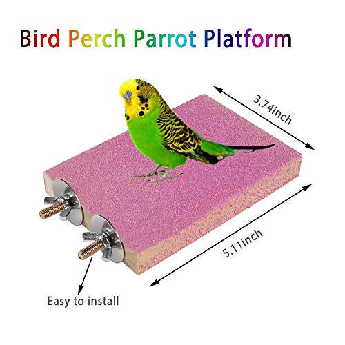 Juguetes para Pajaros, 8 Piezas Juguete de Ave Colorida para Masticar Pájaros Columpios de Juguete Juguetes, Colgar Juguetes de Jaula de Pájaros o Pequeños Periquitos Cockatiels Conure Guacamayos