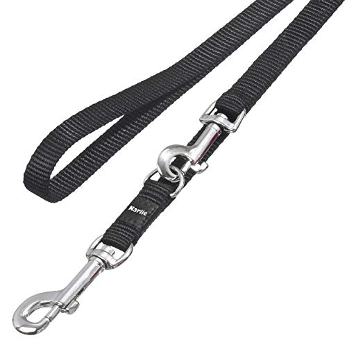 Karlie Art Sportiv Plus - Correa de Perro para Formación, color Negro, talla 250 cm x 25 mm