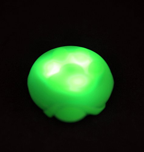 LED colgante luminoso de silicona Collar de perro LED cuello luminoso en color de verde por el PRECORN marca