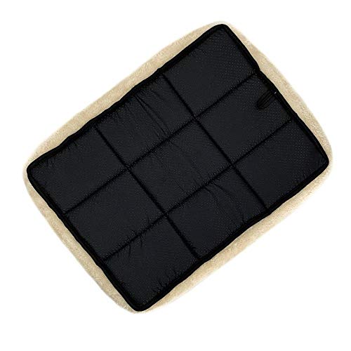 Lorenory Perro Bolster Bed Mat cajón Lavable colchón no Slip Cojín del Perro casero Mat Lavable colchón for Mascotas (Color : Cream, Size : XXL 105 x 70 cm)