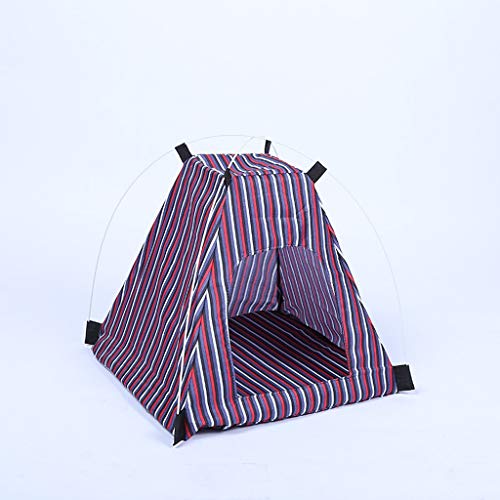 LVLVLO Tienda de Mascotas, Perro y el Gato portátil Plegable Carpa Cama de la casa, la Tienda Impermeable de Gato en Interiores y Exteriores, Perro de Peluche Bomei Gato y Tienda de campaña