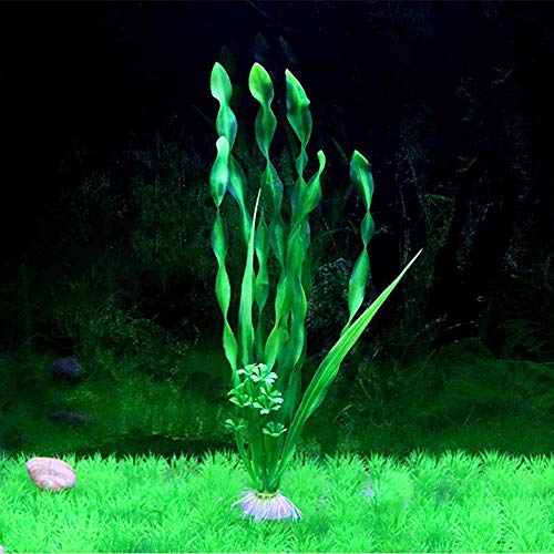 Mein HERZ 12 Piezas Artificial Aquatic Plants, Grandes Plantas de Acuario de PláStico Decoraciones Acuario de Peces,Vivid SimulacióN Vegetal Criatura Acuario Paisaje - TamañOs Surtidos Colores Formas