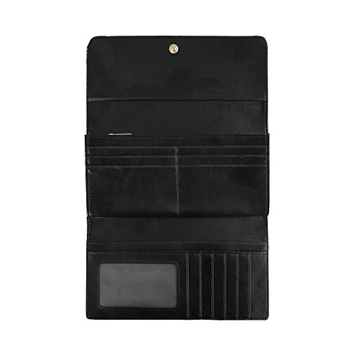 Monedero con Bloqueo RFID Monedero Embrague para teléfono móvil Happy Puppy Dog Cake Retrato Bolso de Embrague Monedero Cuero Triple Hombre Cartera Larga Cuero Titular de la Tarjeta de crédito Estuch