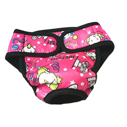 MYYXGS Pantalones FisiolóGicos para Perros Pantalones De Seguridad para Perros Velcro para Perros Ropa Interior Anti-Acoso Pantalones Menstruales