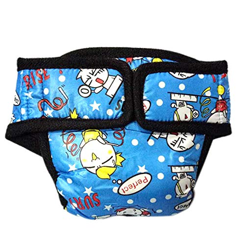 MYYXGS Pantalones FisiolóGicos para Perros Pantalones De Seguridad para Perros Velcro para Perros Ropa Interior Anti-Acoso Pantalones Menstruales