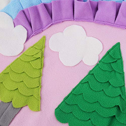 PETAMANIM Alfombra de Actividades para Mascotas,Snuffle Mat para Perros,tapete de Entrenamiento,para Mascotas Pequeños y Grandes (60 * 80cm)