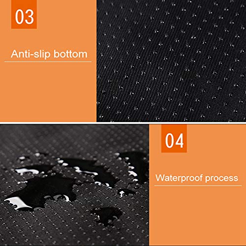 PETEMOO Empapadores Perros, Pañales de Perro Lavable y Reutilizables Empapadores de Entrenamiento para Adecuado para Perros Pequeños y Medianos o Gatos, Antideslizante, 2 Pack(Gris + Amarillo)