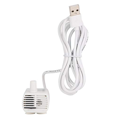 Petyoung Bomba de Repuesto para Fuente de Agua para Mascotas Bomba Sumergible Mini Bomba USB para Agua para Acuario dispensador de Agua para Mascotas