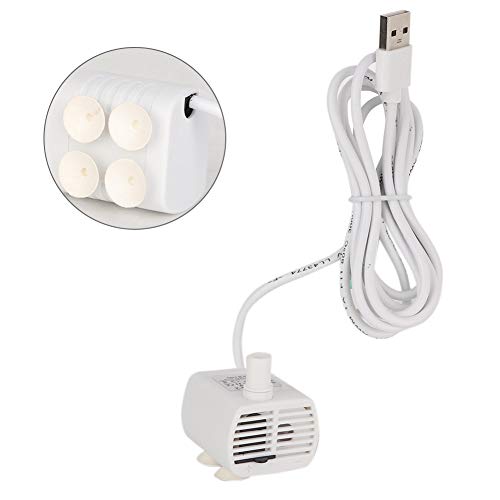 Petyoung Bomba de Repuesto para Fuente de Agua para Mascotas Bomba Sumergible Mini Bomba USB para Agua para Acuario dispensador de Agua para Mascotas