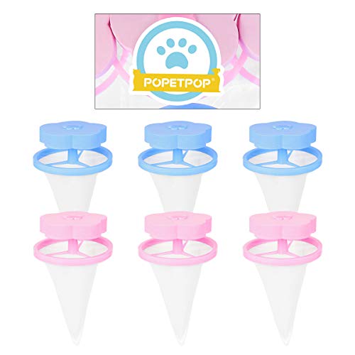 POPETPOP Pet Hair Remover Tipo Lum-Blossom Lavadora Malla Filtro de Pelo Bolso(Color al Azar)