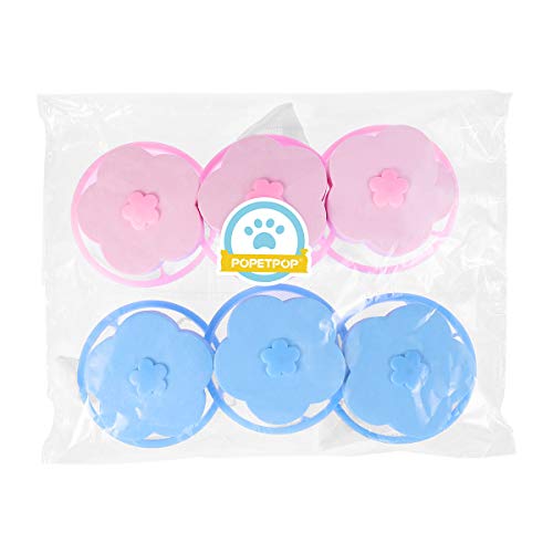 POPETPOP Pet Hair Remover Tipo Lum-Blossom Lavadora Malla Filtro de Pelo Bolso(Color al Azar)
