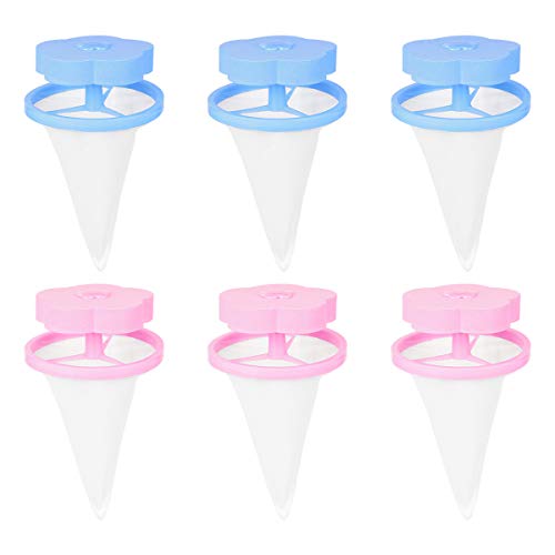 POPETPOP Pet Hair Remover Tipo Lum-Blossom Lavadora Malla Filtro de Pelo Bolso(Color al Azar)