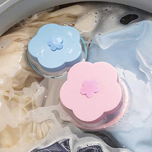 POPETPOP Pet Hair Remover Tipo Lum-Blossom Lavadora Malla Filtro de Pelo Bolso(Color al Azar)